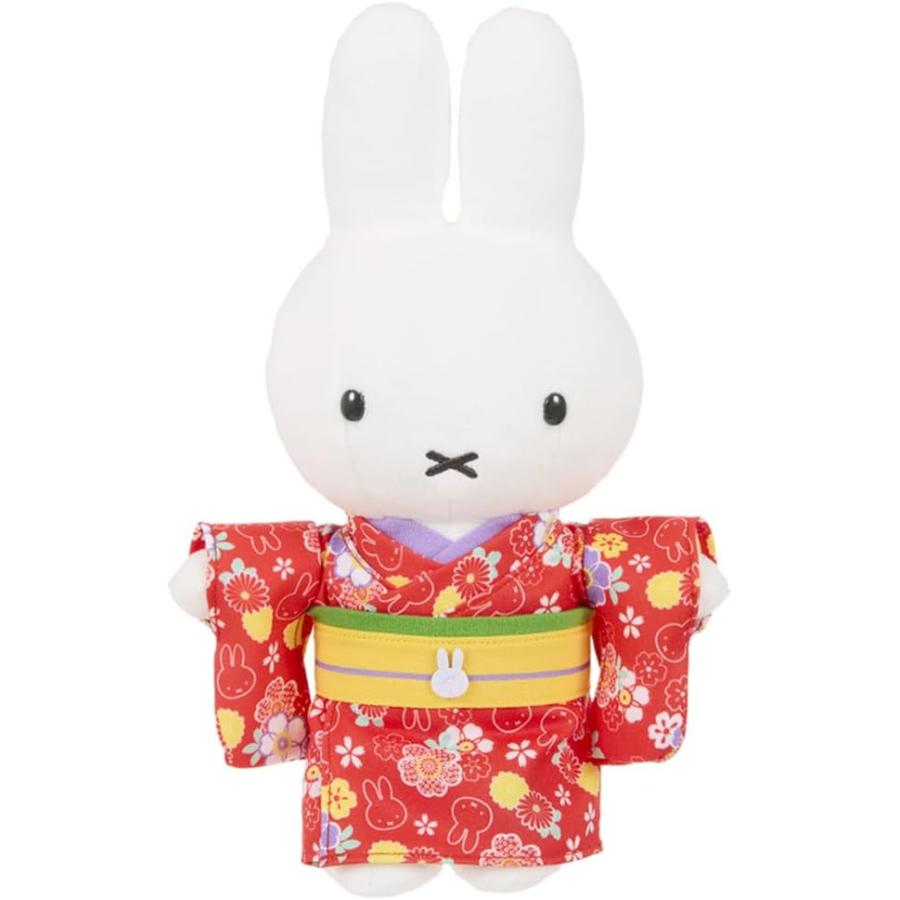 Miffy Plush Doll Japanesque Kimono Red Dick Bruna Japan