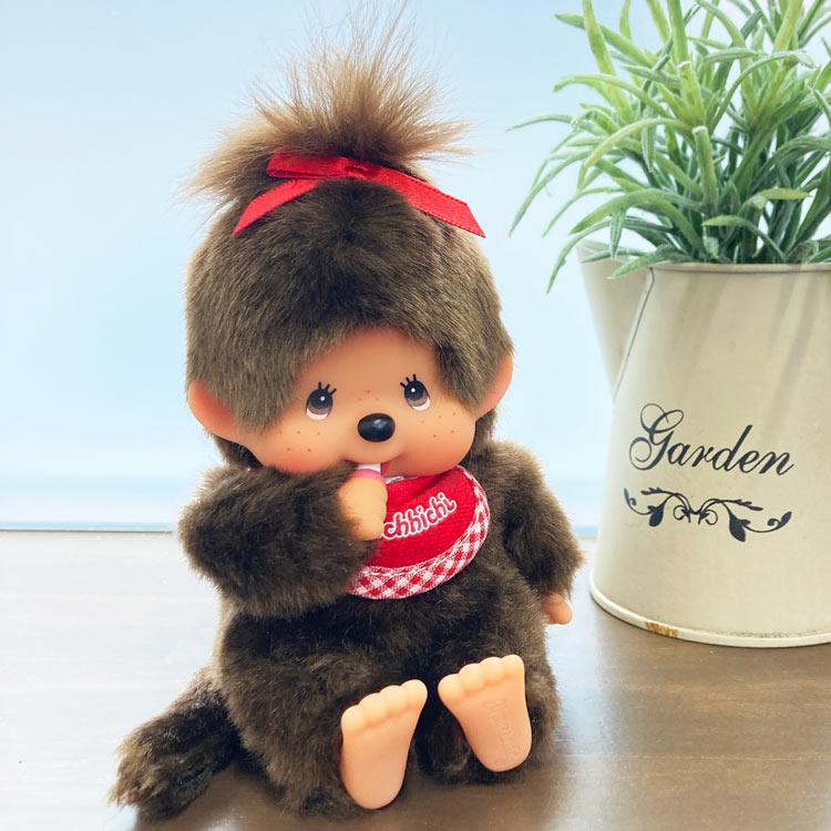 Monchhichi Doll SS Girl Premium Standard Brown Japan