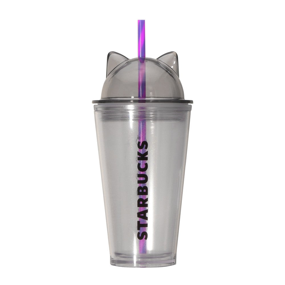 Starbucks Japan Halloween 2025 Cold Cup Tumbler Cat 473ml Straw