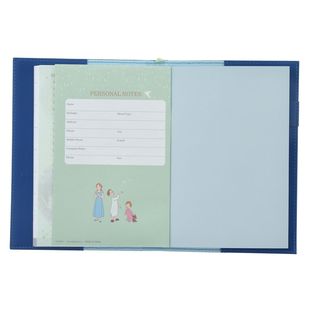 Peter Pan 2026 Schedule Book B6 Weekly Emboss Disney Store Japan
