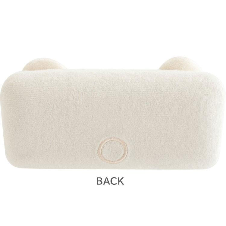 Korilakkuma Plush Hard Glasses Case White San-X Japan 2025 Rilakkuma
