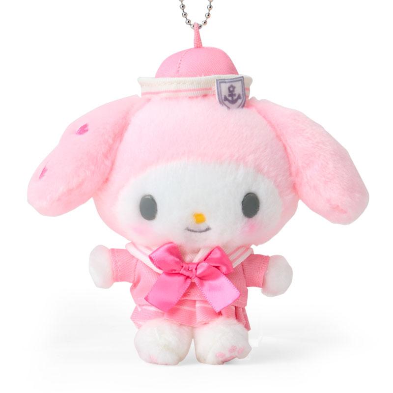 My Melody Plush Mascot Holder Keychain Sailor Collar Sanrio Japan 2025