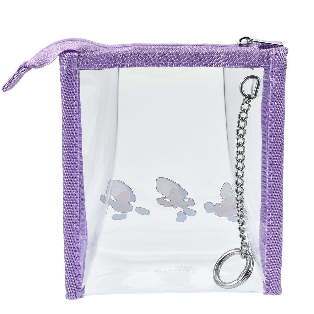 Alice in Wonderland Young Oysters Clear Pouch Carabiner Disney Store Japan 2024