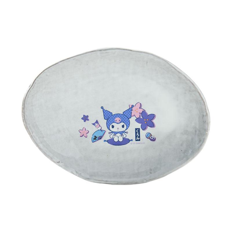 Kuromi Banko Ware Small Plate Balloon Flower Sanrio Japan 2025