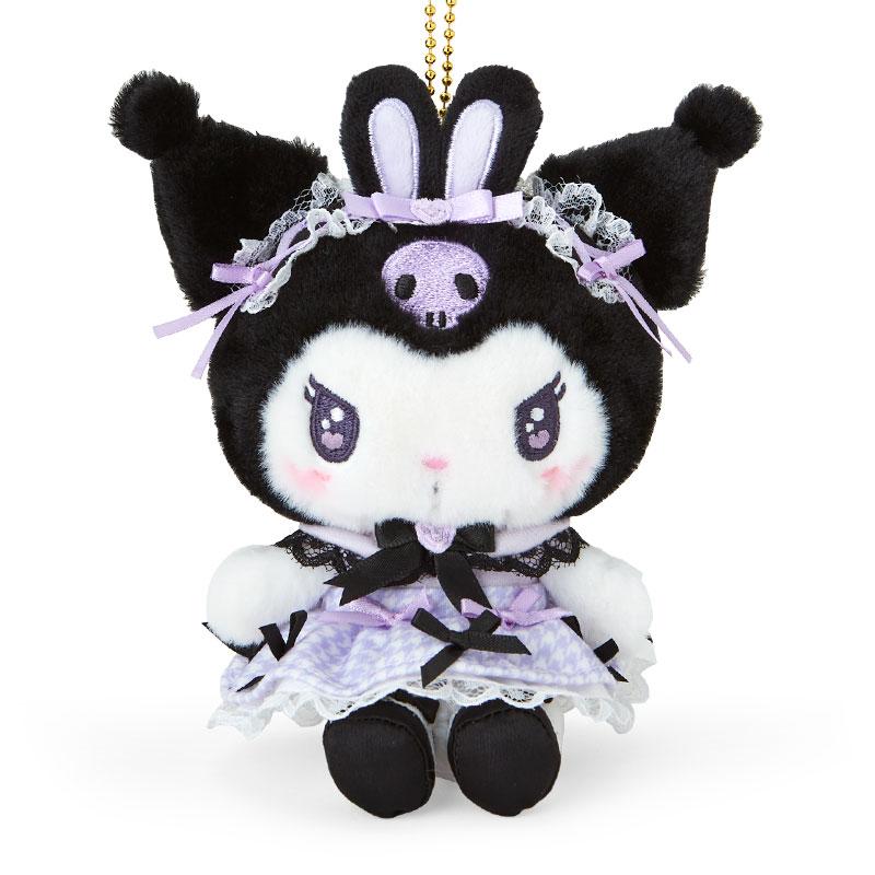 Kuromi Plush Mascot Holder Keychain Dream Ribbon Sanrio Japan 2024