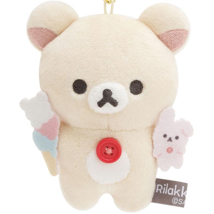 Korilakkuma Plush Keychain BASIC RILAKKUMA Favorite Things San-X Japan 2024