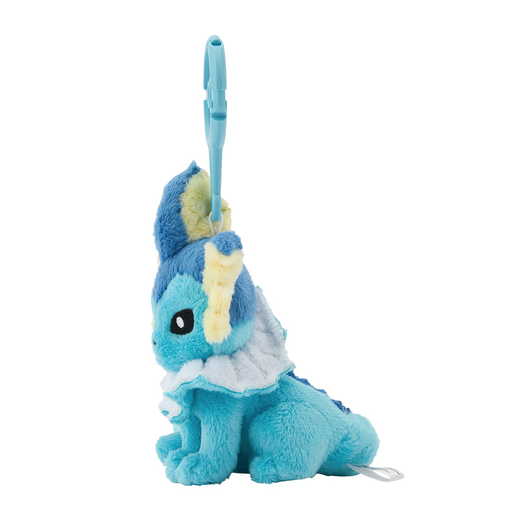 Vaporeon Showers Plush Keychain with Carabiner Pokemon Center Japan 2024