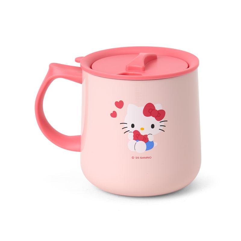 Hello Kitty Stainless Mug with Lid Pink Sanrio Japan 2025