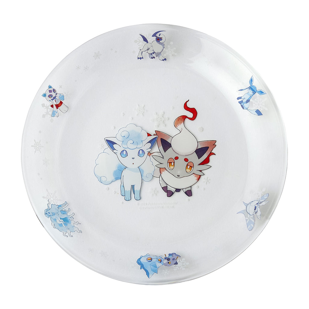 Glass Plate Snowy Gathering Pokemon Center Japan 2024