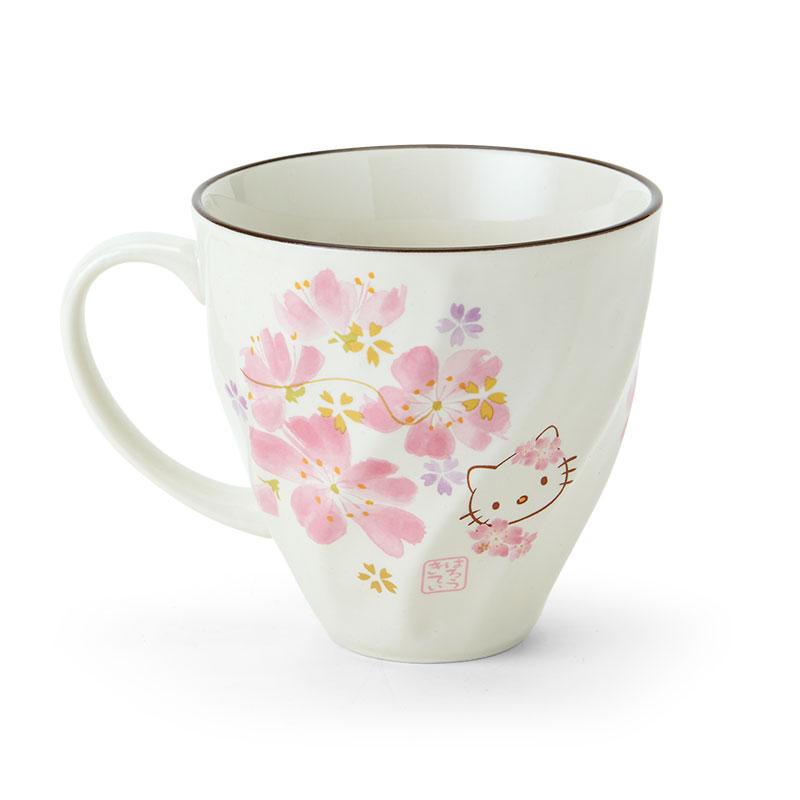 Hello Kitty Mino ware Mug Cup Sanrio Japan Sakura 2024