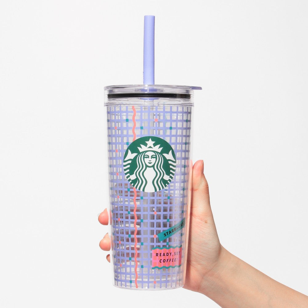 Cold Cup Straw Tumbler MiiR Plaid 591ml Starbucks Japan 2025