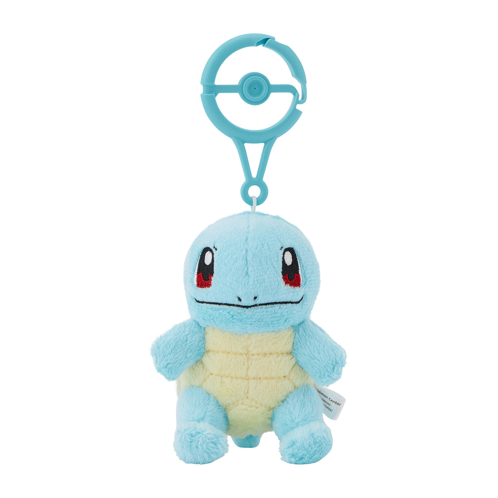 Squirtle Zenigame Plush Keychain with Carabiner Pokemon Center Japan 2024