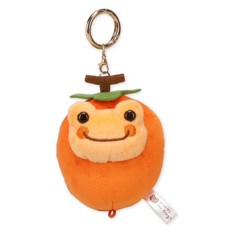 Pickles the Frog Plush Keychain Persimmon Japan 2025