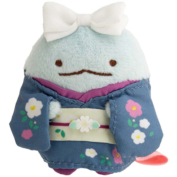 Sumikko Gurashi Tokage Lizard Kimono mini Tenori Plush Doll San-X Japan 2024