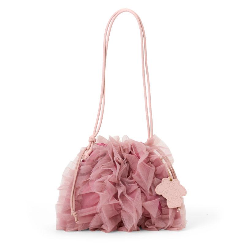 My Melody Tulle Drawstring Shoulder Bag Sanrio Japan 2025