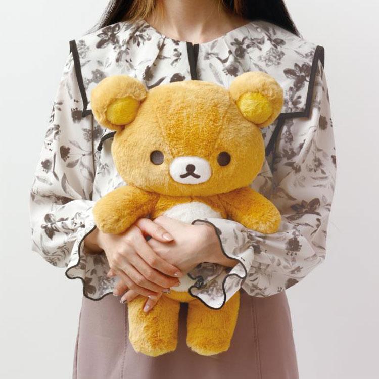 Rilakkuma Fluffy Plush Doll M Lovely House San-X Japan 2024