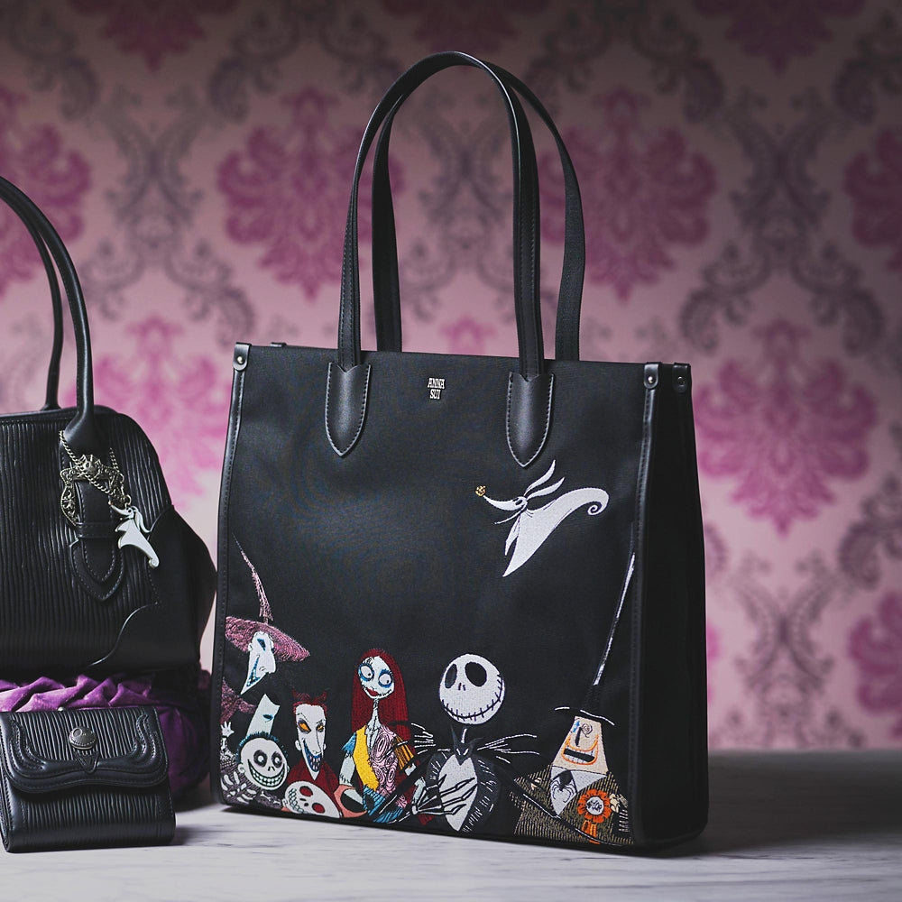 NIGHTMARE BEFORE CHRISTMAS Jack & Zero Tote Bag ANNA SUI Disney Store Japan 2024