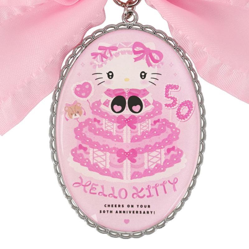 Hello Kitty Keychain Bag Charm 50th Anniversary Quilt Sanrio Japan 2024