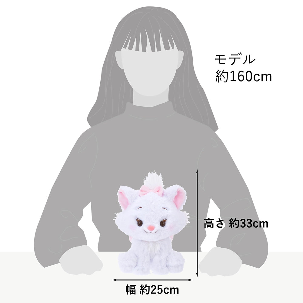 The Aristocats Marie Cat Plush Doll KUSUMI PASTEL Disney Store Japan 2024