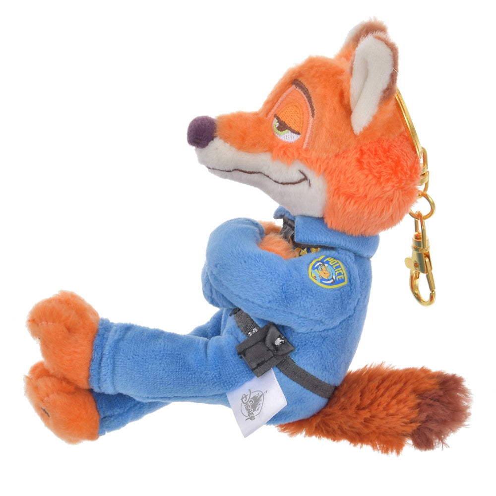 Zootopia Nick Wilde Plush Keychain Utouto Dozing off Disney Store Japan 2024