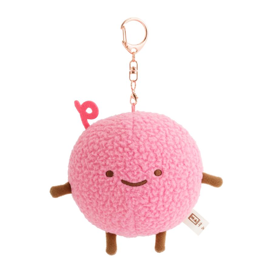 Sumikko Gurashi Furball Kedama Pink Plush Keychain San-X Japan 2025 Limit