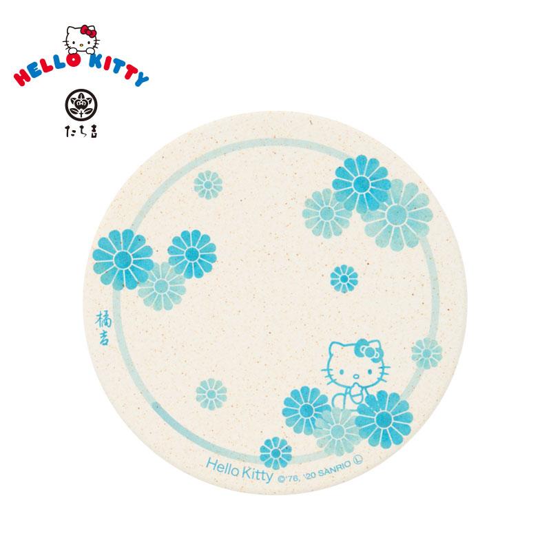 Hello Kitty Tachikichi Coaster Chrysanthemum White Sanrio Japan 2025