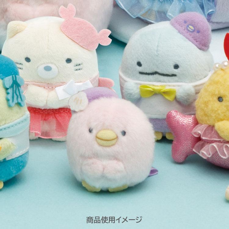 Sumikko Gurashi Hina mini Tenori Plush Doll Pink Penguin Lagoon San-X Japan 2025