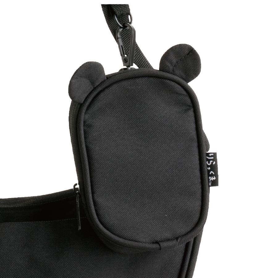 Rilakkuma Ear Pouch Shoulder Bag Black San-X Japan 2025 Store Limit
