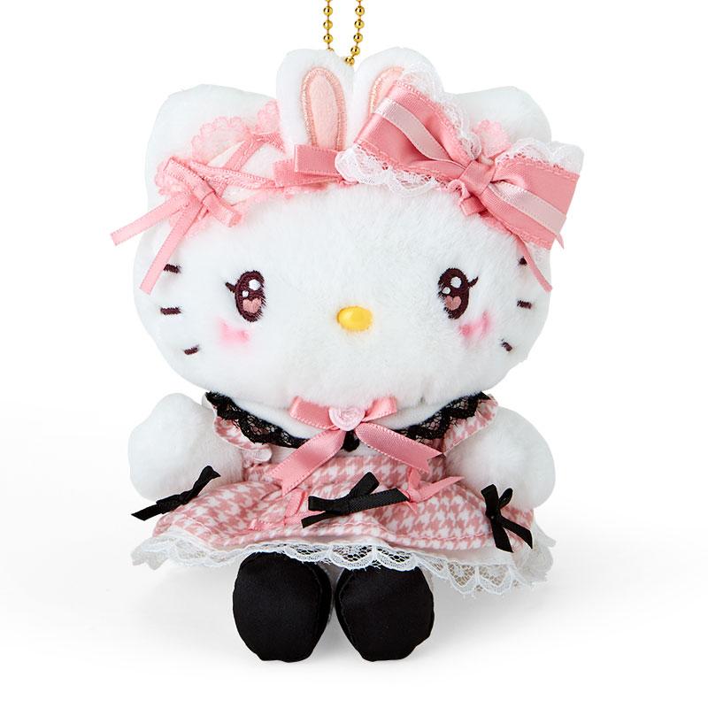 Hello Kitty Plush Mascot Holder Keychain Dream Ribbon Sanrio Japan 2024