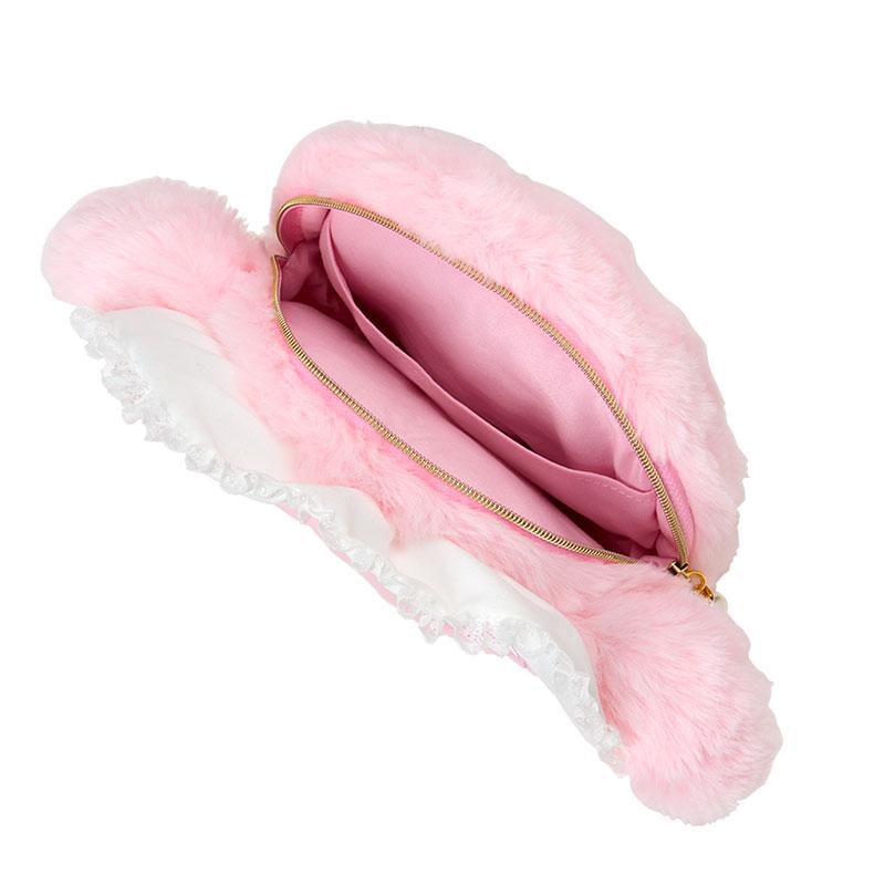 My Melody Pouch Face Shape White Frill Sanrio Japan 2025