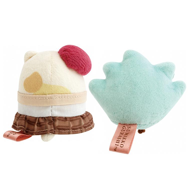 Sumikko Gurashi Neko Cat Weed mini Tenori Plush Chocolate Fair San-X Japan Limit