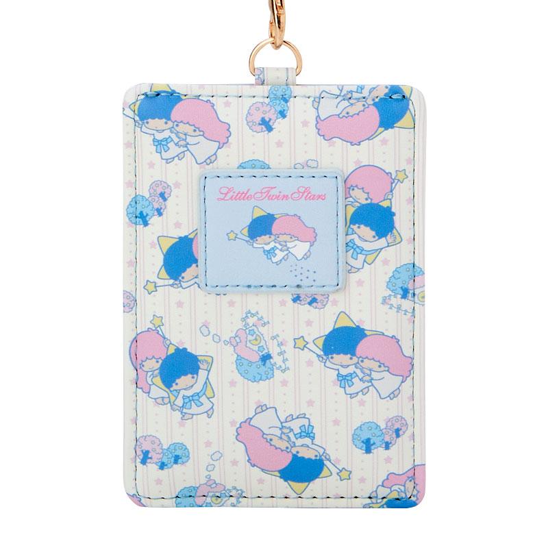 Little Twin Stars Kiki Lala Pass Case with Reel Sanrio Japan 2024