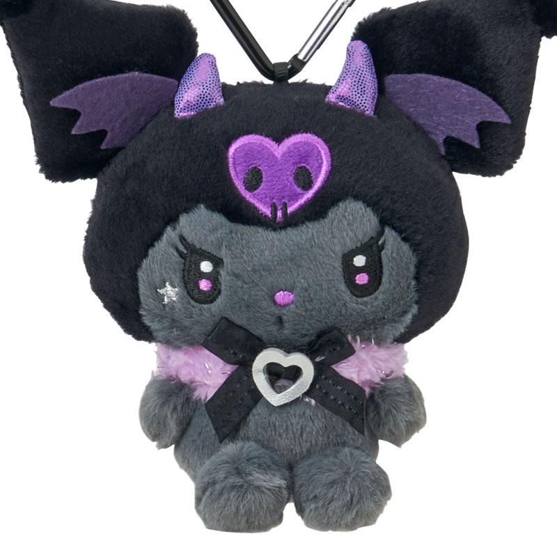 Kuromi Plush Mascot Holder Keychain Noir Little Devil Sanrio Japan 2025