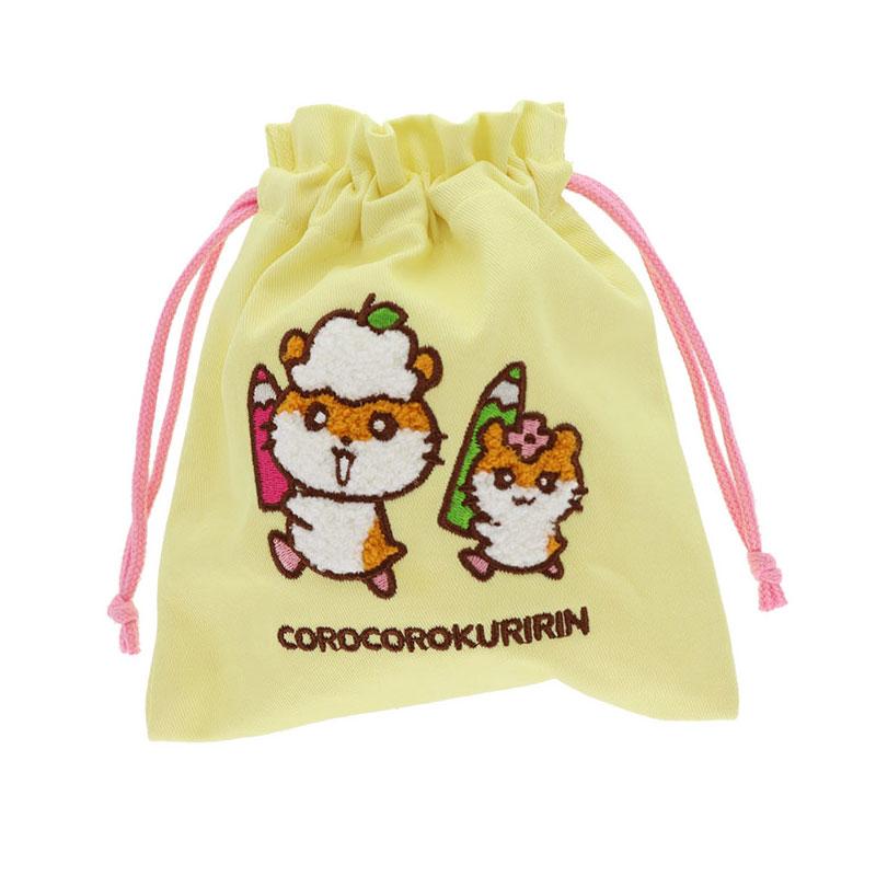 Coro Coro Kuririn Drawstring Pouch Sagara Embroidery Retro Sanrio Japan 2025