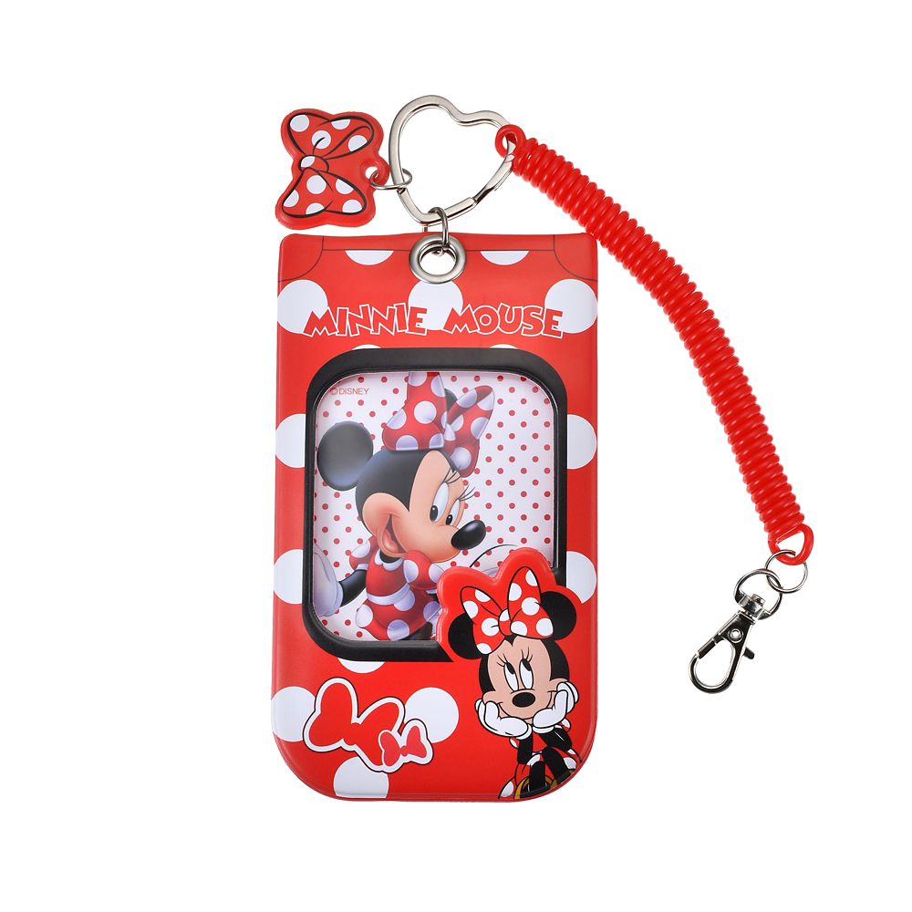 MINNIE'S DOT RIBBON Card Case Stand Type Disney Store Japan 2025