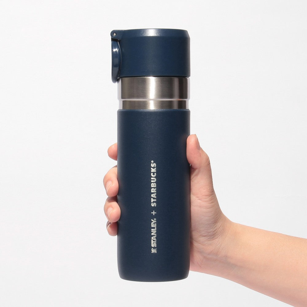 Starbucks Japan Stainless Bottle STANLEY Navy 473ml 2025 Tumbler