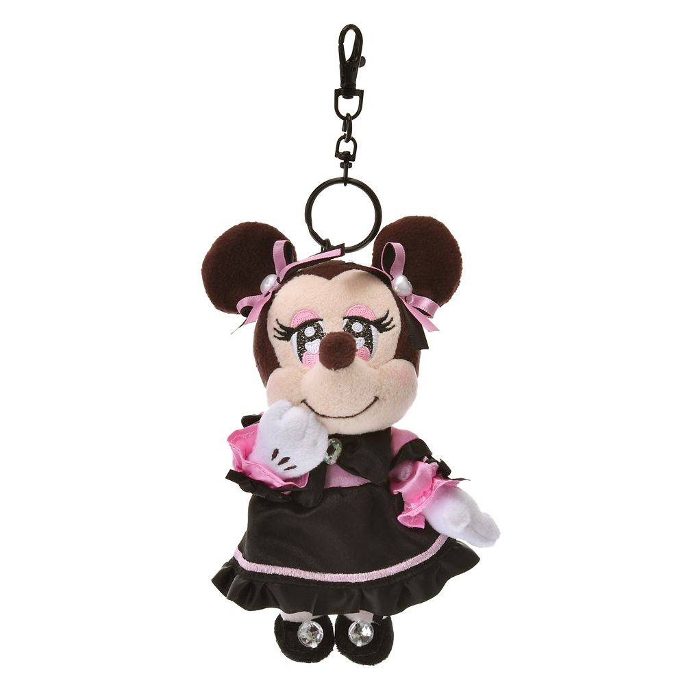 Minnie Plush Keychain Doll Style Disney Store Japan 2025