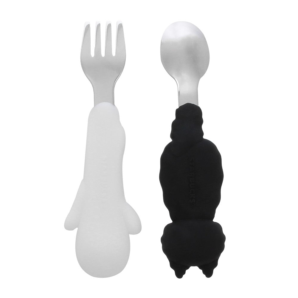 Starbucks Japan Halloween 2025 Cutlery Set with Case Cat and Ghost