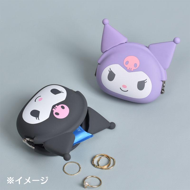 Kuromi Silicone Pouch mimi POCHI Purple Sanrio Japan 2025