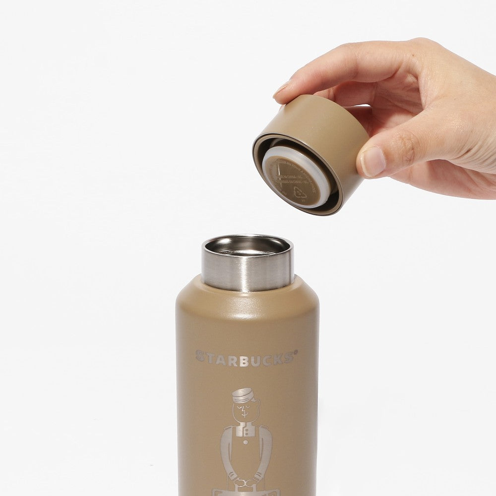 Starbucks Japan PORTER Recycled Stainless Bottle Matte Beige 355ml