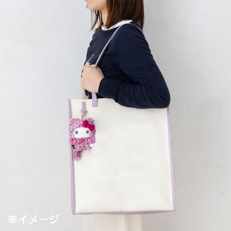 Hello Kitty Plush Mascot Holder Keychain Pink Gal Cat Sanrio Japan 2025
