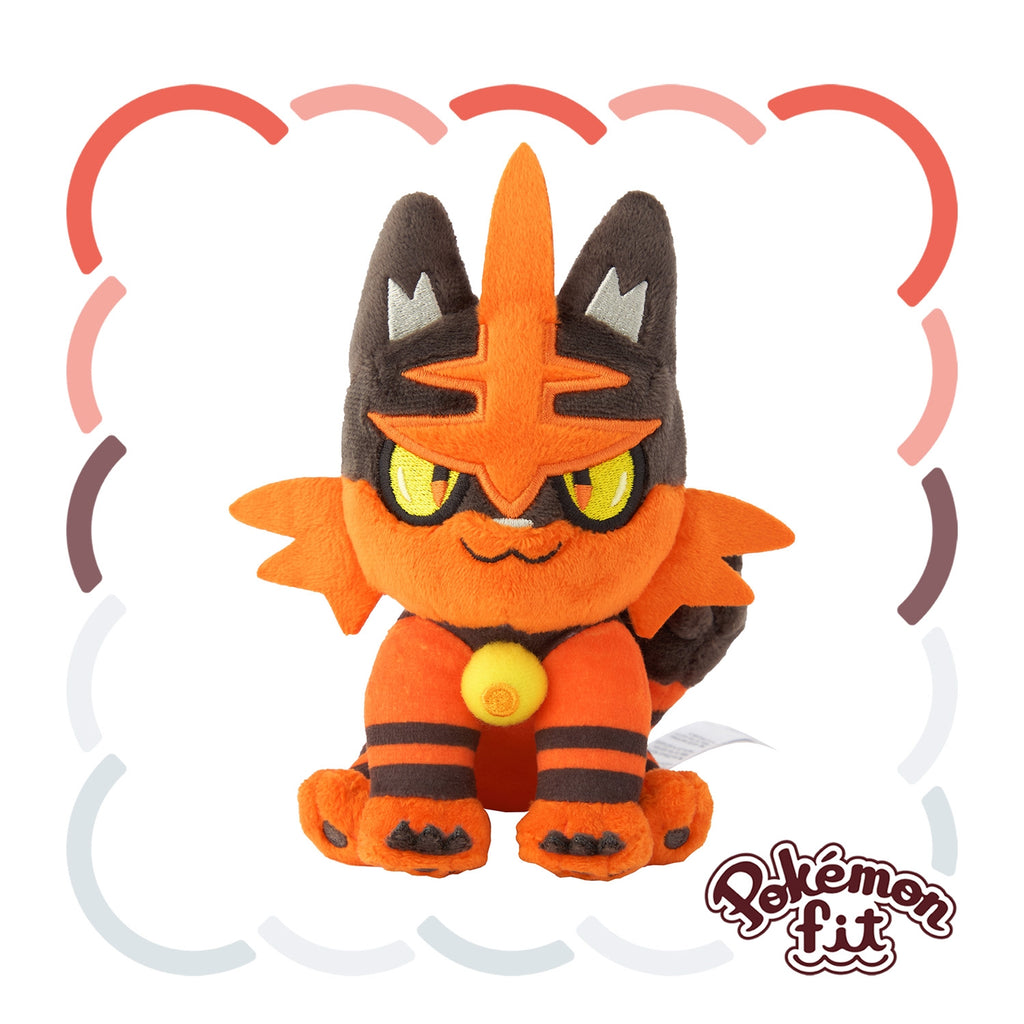 Torracat Nyaheat Plush Doll Sun & Moon Pokemon fit Center Japan #726