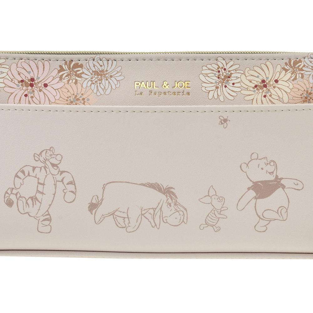 PAUL & JOE Winnie the Pooh Piglet Pen Case Pouch Chrysanthemum Disney Japan