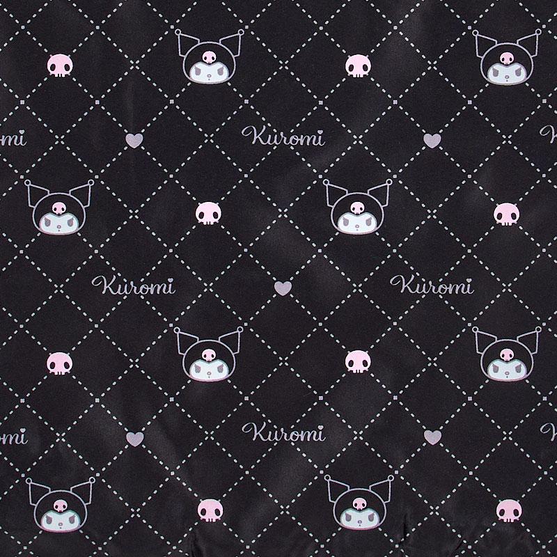 Kuromi Eco Shopping Tote Bag w/ Case Black Sanrio Japan 2025