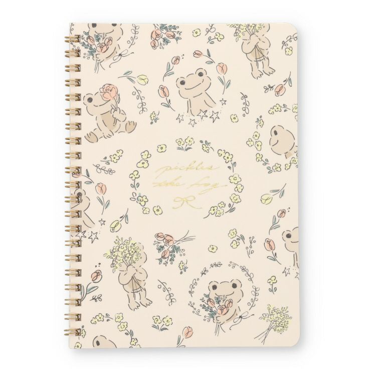 Pickles the Frog Ring Notebook A5 Off White Enchante Japan 2025