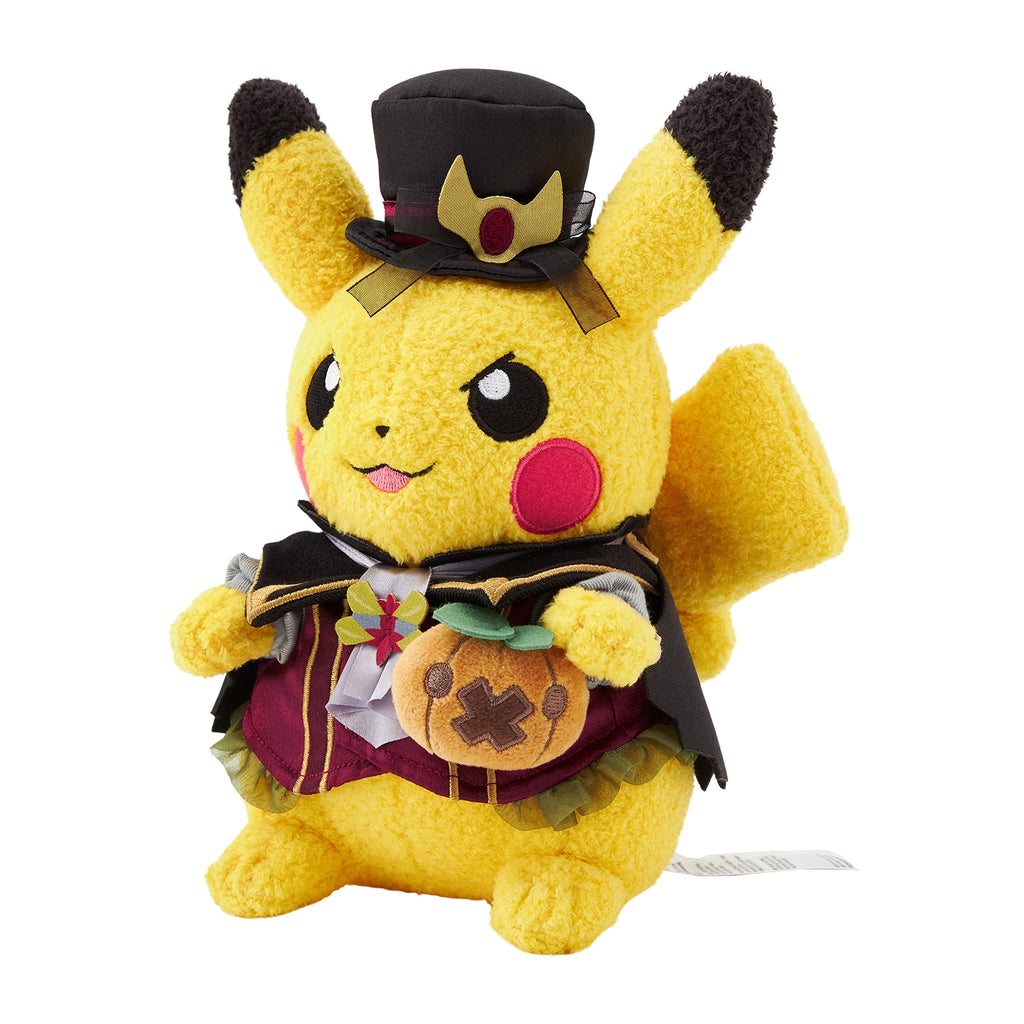 Pikachu Plush Doll Halloween Ghost Chateau Pokemon Center Japan 2025