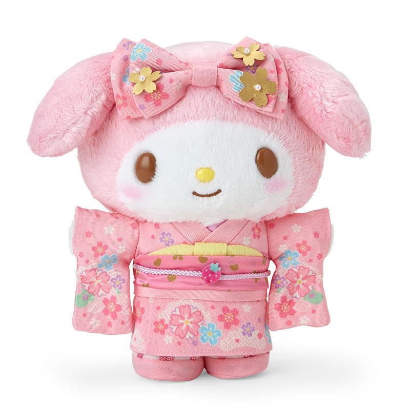 My Melody Plush Doll Kimono Sanrio Japan Sakura 2024