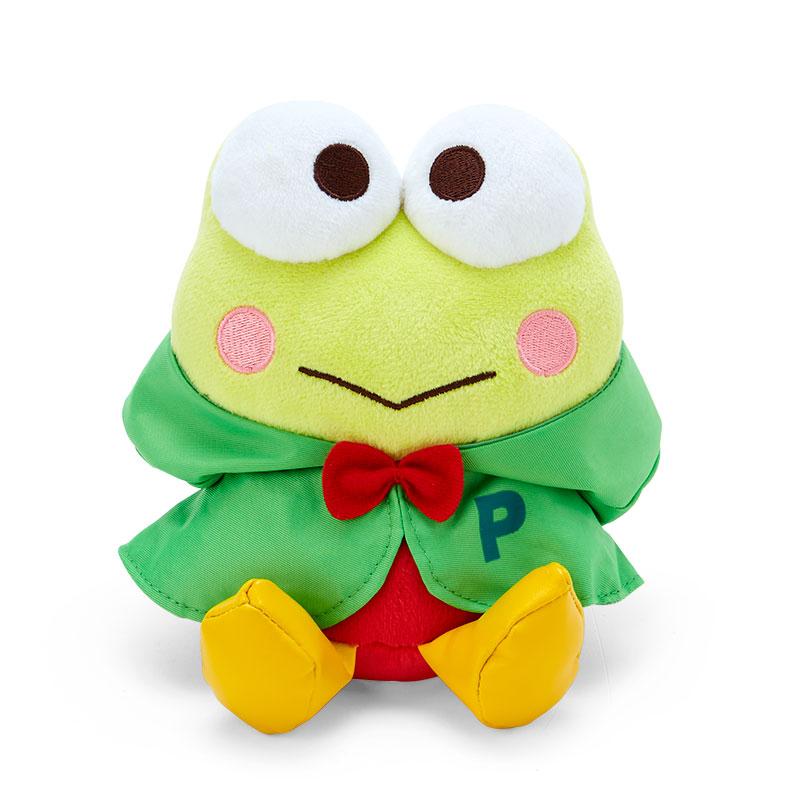 Kero Kero Keroppi Plush Doll Pickles the Frog Rain Poncho Sanrio Japan 2024