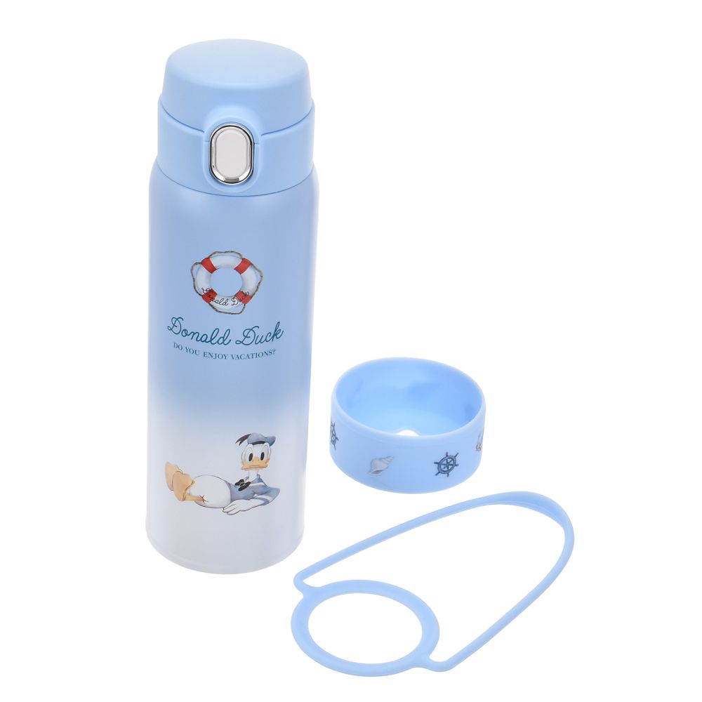 Donald Stainless Bottle Strap 470ml Gradiention Disney Store Japan 2025