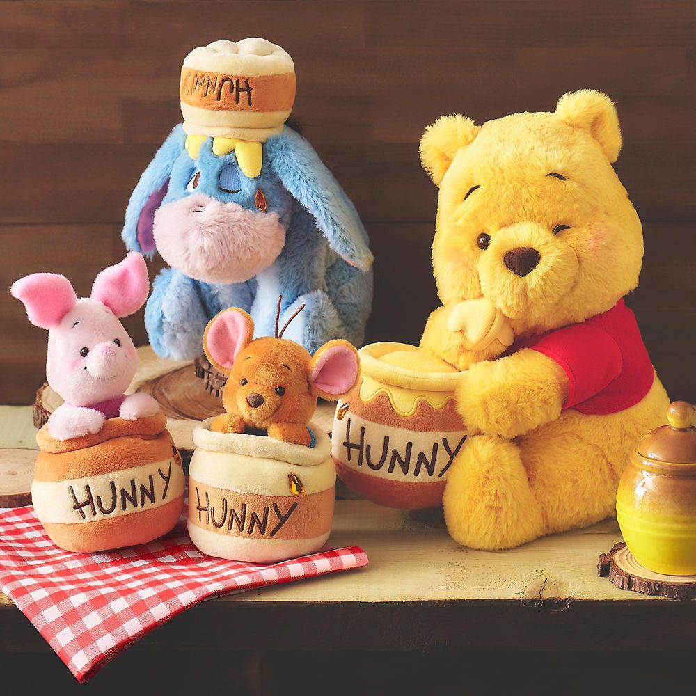 Eeyore Plush Doll HONEY DAY Disney Store Japan 2025 Winnie the Pooh
